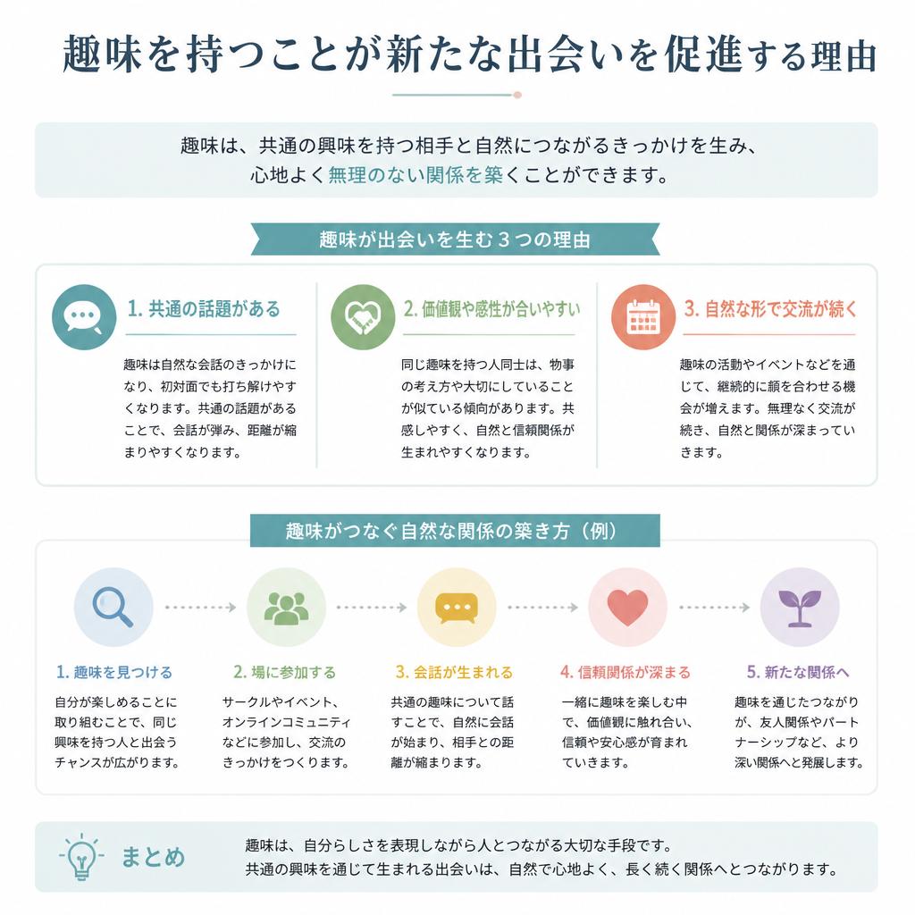 趣味を通じて広がる人間関係