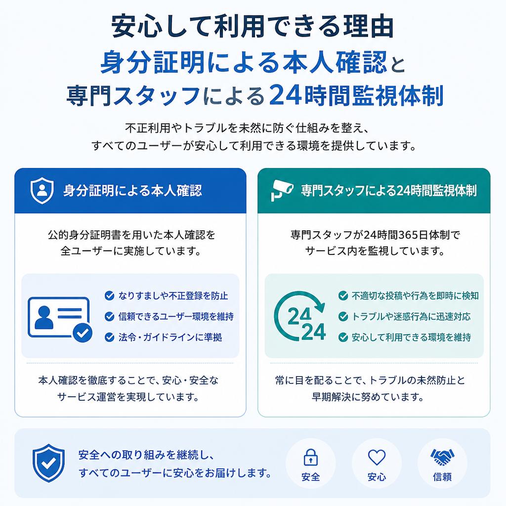 安心・安全の利用環境